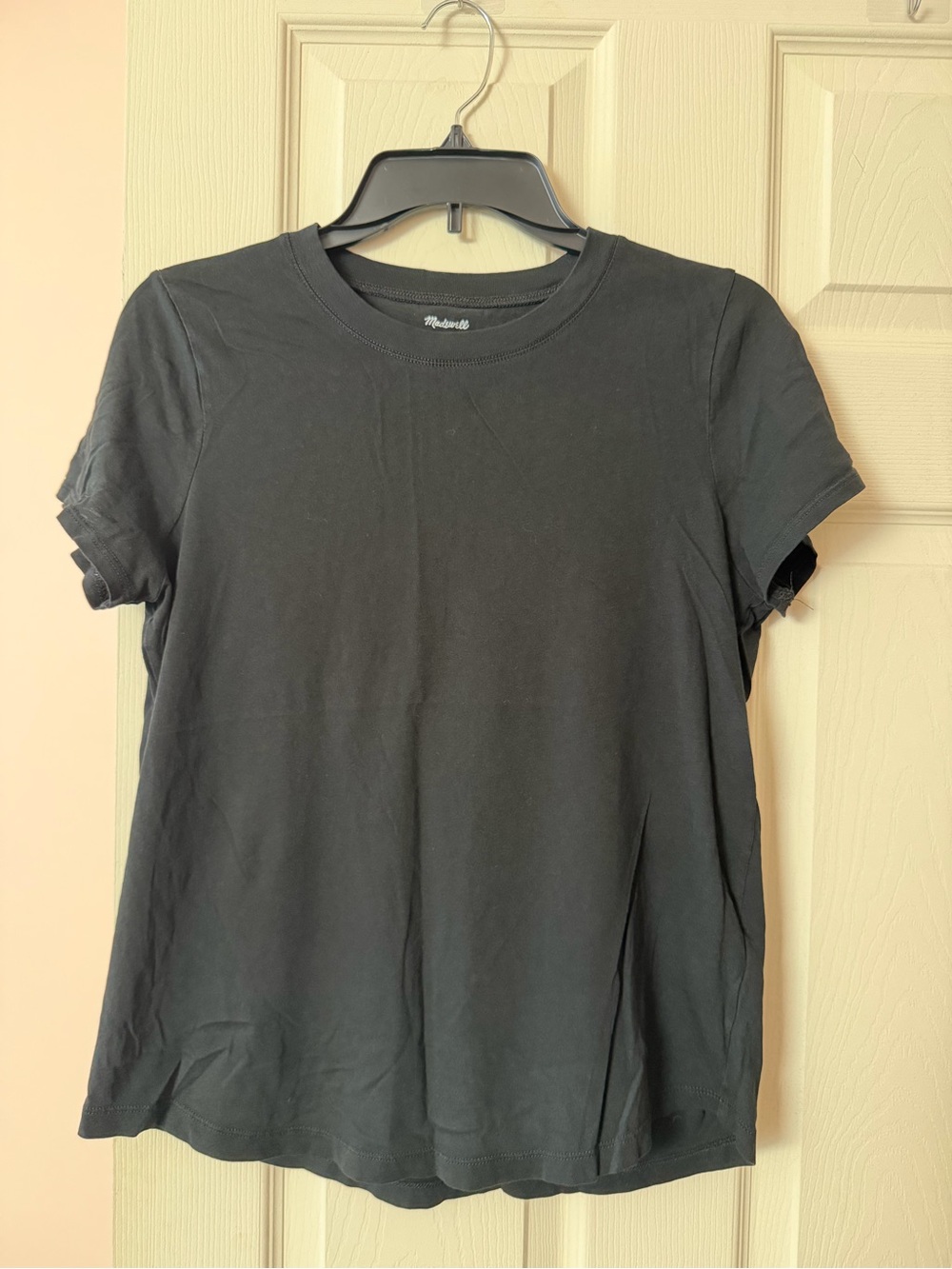 Madewell Black Short Sleeve Crewneck Tee